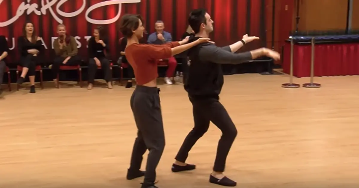 Couple Are Dared To Swing Dance To The Macarena And Bring The House Down With Their Moves