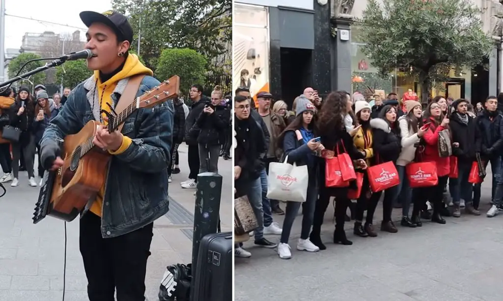 busking in dublin