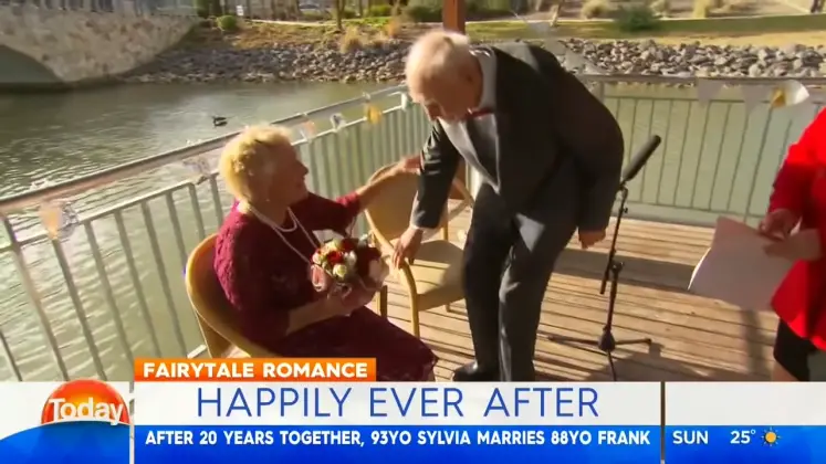 Hosts Lose It Over 93-year-old's Raunchy Joke on Her Wedding Day