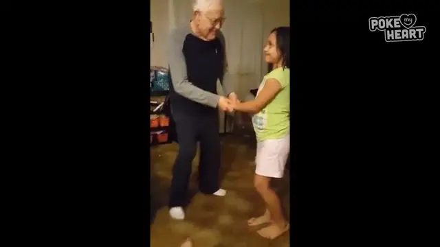 Talented Girl Dances To Her Favourite Song Grandpa Decided To Jump Right In